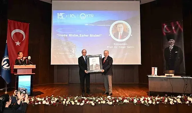 KTÜ'de "İrade Bizim, Zafer Bizim" Konferansı