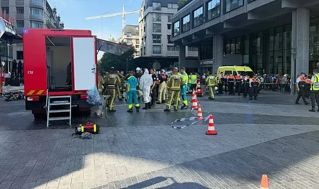 Brüksel'de 15 katlı binada yangın: 2 ölü, 4 kayıp
