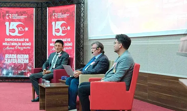 TOGÜ'de demokrasi destanı tanıklıklarla anlatıldı