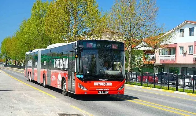 Sakarya'da 15 Temmuz'da toplu taşıma ücretsiz hizmet verecek