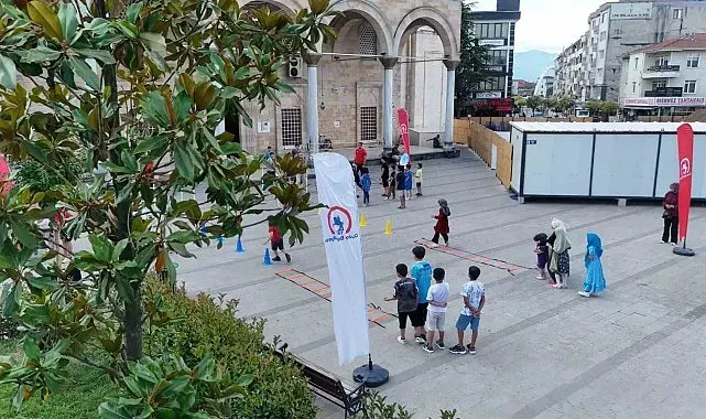 Kur'an kursu öğrencileri sporla buluştu