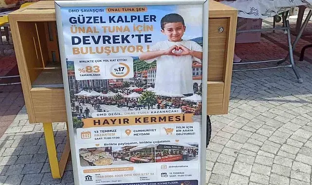 Devrekliler küçük Ünal için tek yürek oldular
