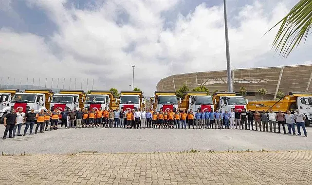 Mersin Büyükşehir Belediyesi araç filosunu güçlendiriyor