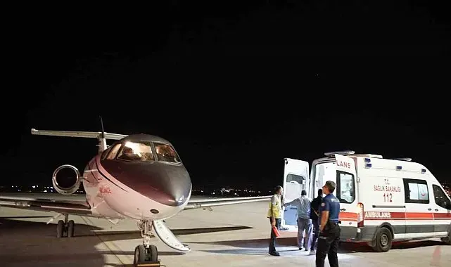 Tülin bebek, ambulans uçakla İstanbul'a sevk edildi