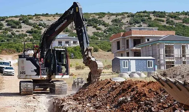Yatağan'da yeni yerleşim birimine kanalizasyon hizmeti