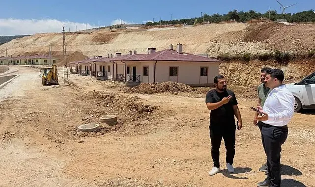 Şenköy'de afet konutları tamamlanma aşamasına geldi