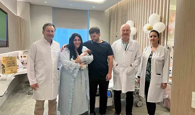 Yüksek riskli gebelik mutlu sona bitti, Barlas bebek dünyaya geldi