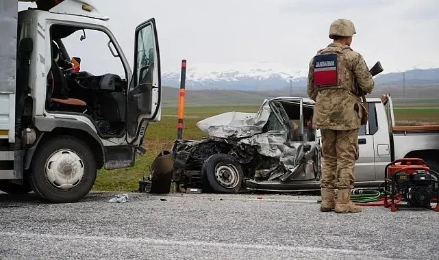 Erzurum'da jandarma bölgesinde bir ayda 25 kişi trafik kazalarında yaralandı