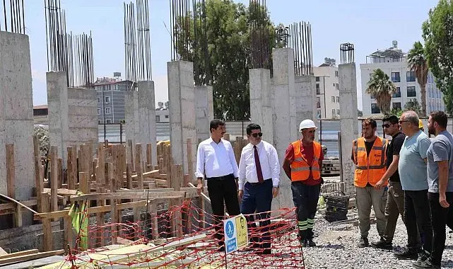Arsuz'da anaokulu inşaatlarında çalışmalar sürüyor