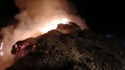 Hakkari'de Büyük Yangın: 5 Bin Ot Balyası Kül Oldu