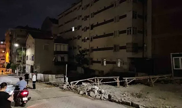 Bahçelievler'de yanında temel kazılan 7 katlı binadan çatlama sesi gelince tahliye edildi