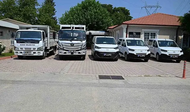 Kemer Belediyesi araç filosunu güçlendirmeye devam ediyor