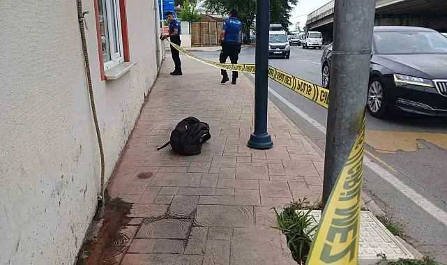 Trabzon'da İtfaiye Kavşağı'nda şüpheli çanta paniği
