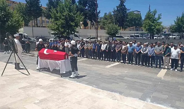 Gaziantep'te polis memuru son yolculuğuna uğurlandı