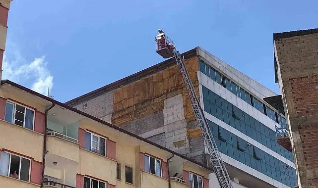 Elazığ'da baca yangını paniğe neden oldu