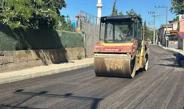 Pelitli Mahallesi Atatürk Caddesi asfaltlandı