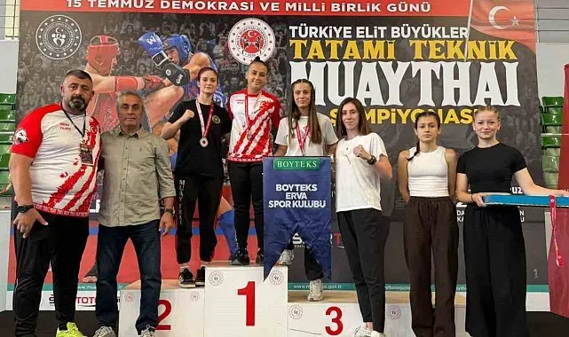 Manisalı muaythaiciler Türkiye Şampiyonası'na damga vurdu