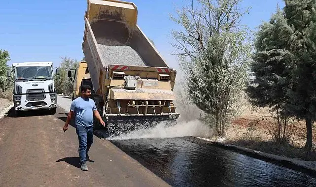 Viranşehir'de 9 kilometrelik grup yolu yenilendi