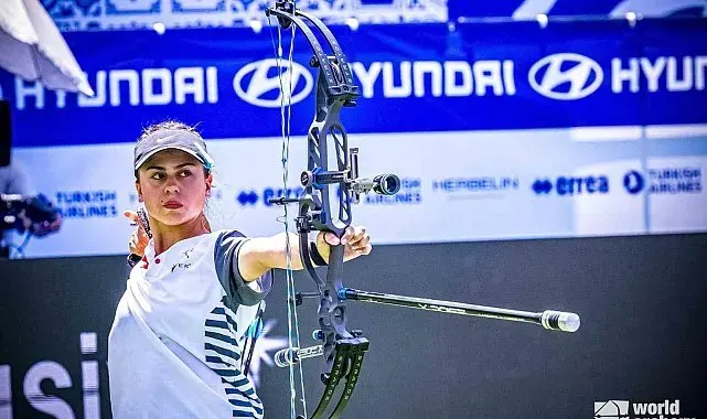 Muğlalı milli okçu Hazal Burun Dünya kupası finalinde