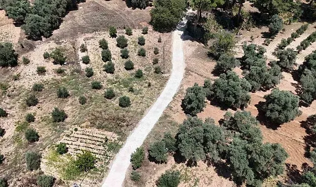 Bozdoğan Güvenir'de yol çalışması tamamlandı