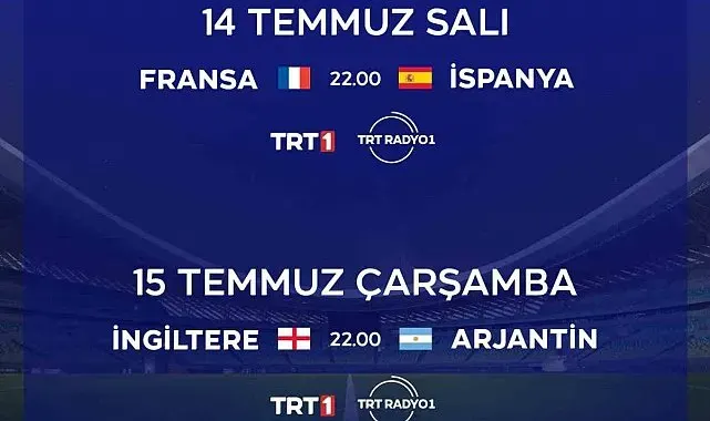 Dünya Kupası'nda yarı final maçları başlıyor