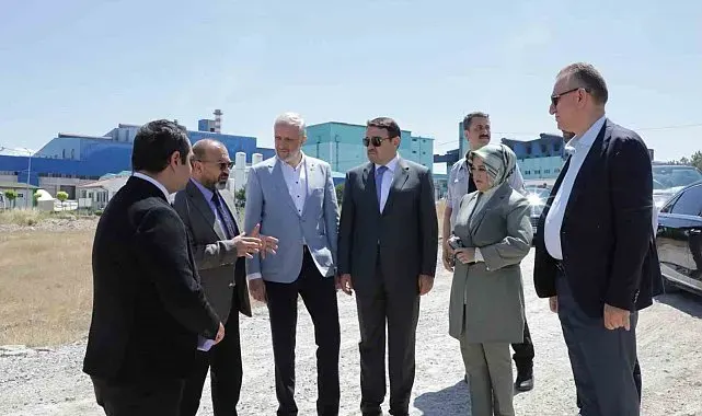 Kütahya'da demiryolu bağlantılı lojistik merkez projesinde son durum incelendi