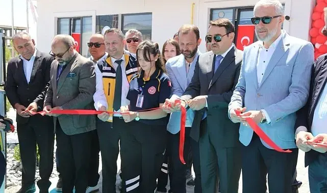 Kütahya OSB'nin destekleriyle yapılan 112 Acil Sağlık Hizmetleri İstasyonu hizmete açıldı
