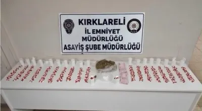 Lüleburgaz’da sırt çantasında uyuşturucu ele geçirilen şüpheli tutuklandı