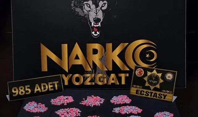 Yozgat'ta 985 adet uyuşturucu hap ele geçirildi