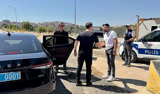 İl Emniyet Müdürü Çağlar denetimleri yerinde inceledi