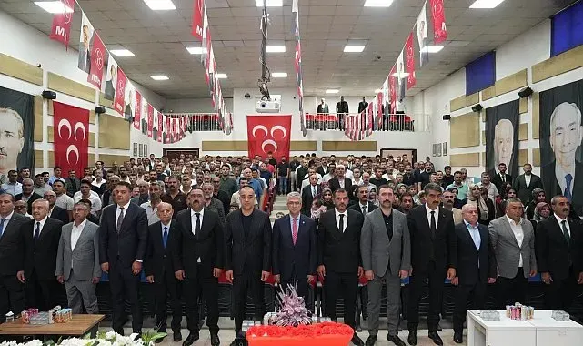 MHP Aşkale ilçe kongresi tamamlandı: Yeni Başkan Raci Gürcan Malli oldu