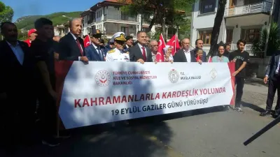 Muğla’da Gaziler Günü İçin ‘Kahramanlarla Kardeşlik Yolunda’ Yürüyüşü