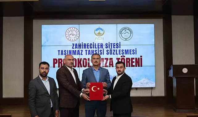 Ağrı'da zahirecilik sektörüne yönelik yatırım için taşınmaz tahsis edildi