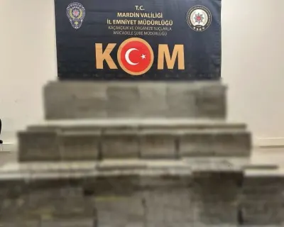 Mardin'de Kaçakçılık Operasyonu: 14 Bin Paket Sigara Ele Geçirildi