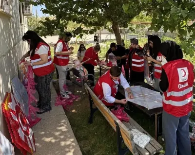 Cizreli Öğrencilerden Gazze'deki Çocuklara Uçurtmalı Destek