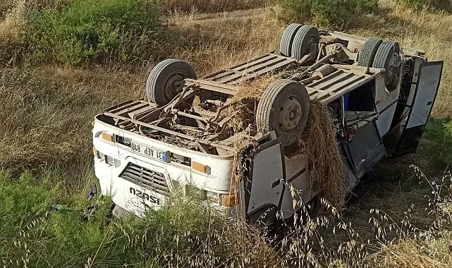 Amasya'da tarım işçilerini taşıyan midibüs devrildi: 16 yaralı