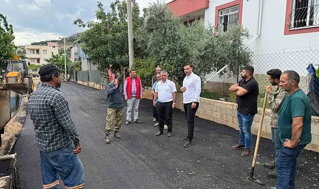 Kozan'da yol çalışmalarına hız verildi