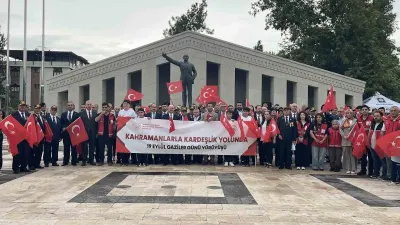 Osmaniye’de Gaziler Günü Coşkusu: Mehter Marşları ve Türk Bayraklarıyla Yürüyüş