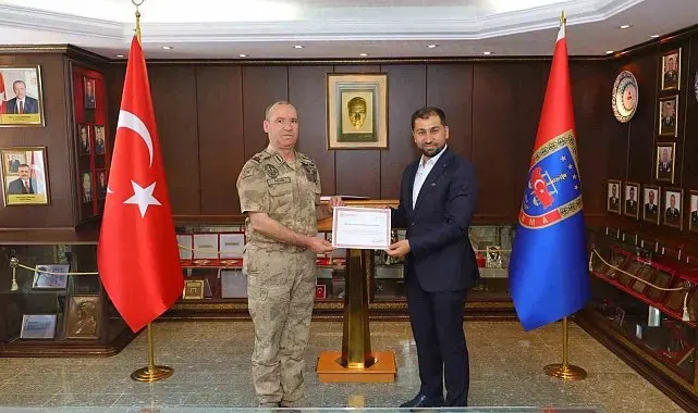 Bilecik İl Jandarma Eğitim Komutanlığı en yüksek puanla belge aldı