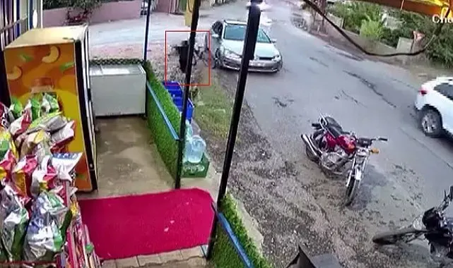 Çocuğun 3 metrelik kuyuya düştüğü korku dolu anlar kamerada