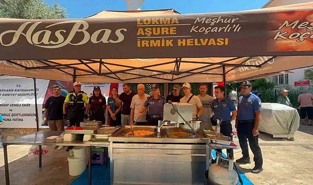 Marmaris'te 15 Temmuz şehitleri için lokma hayrı düzenlendi