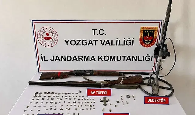 Yozgat'ta tarihi eser nitelikli objeler ele geçirildi