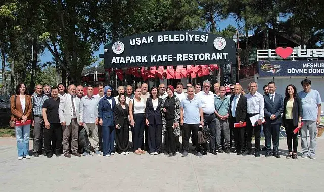 Uşak Belediye Başkan Vekili Terekeci Özkan basın mensupları ile bir araya geldi
