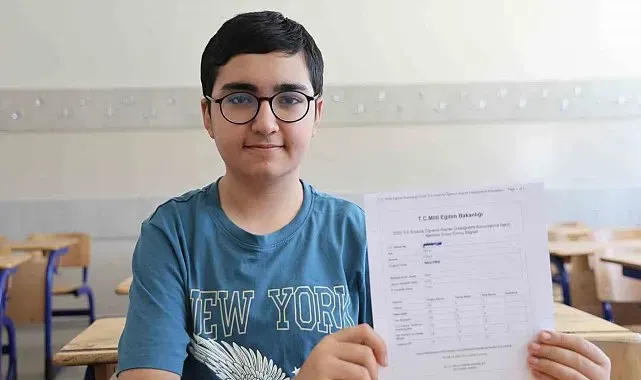 LGS birincisi Fırat: "Bu başarı için 4 yıldır çalışıyorum"