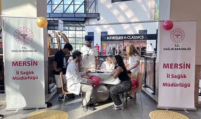 Mersin'de sağlıklı yaşam için sahada test uygulaması