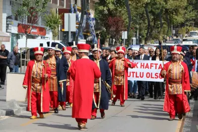 Karabük'te Ahilik Haftası Mehter Takımı Eşliğinde Coşkuyla Kutlandı