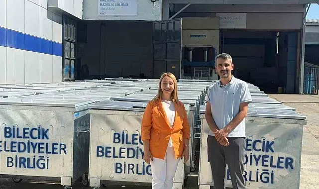 Bilecik'e son 1,5 yıldır bin 52 adet çöp konteyneri alındı