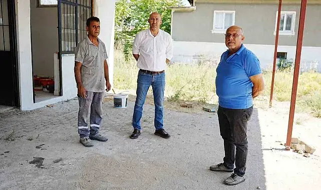 Germencik'te düğün salonu modern görünüme kavuşuyor