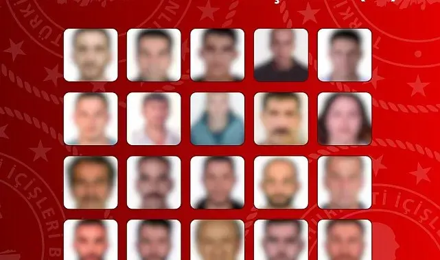 İçişleri Bakanlığı, kırmızı bülten ve ulusal seviyede aranan 54 suçlunun yakalanarak Türkiye'ye iade edildiğini bildirdi