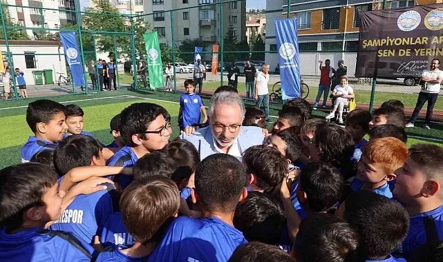 Talas'ta yaz spor okullarına coşkulu açılış
